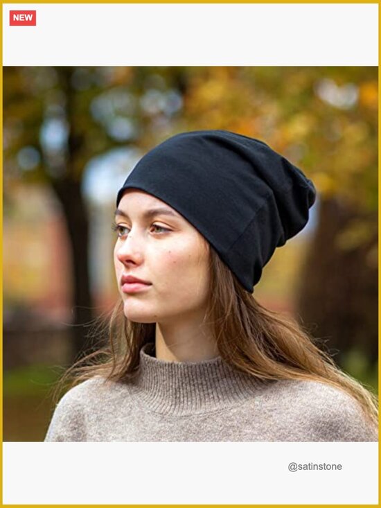 Cotton Slouchy Beanie Hats, Chemo Headwear Caps for Women  12 Pack Unisex Beanie Hats Slouchy Skull Caps Lightweight Soft for Sleep Chemo